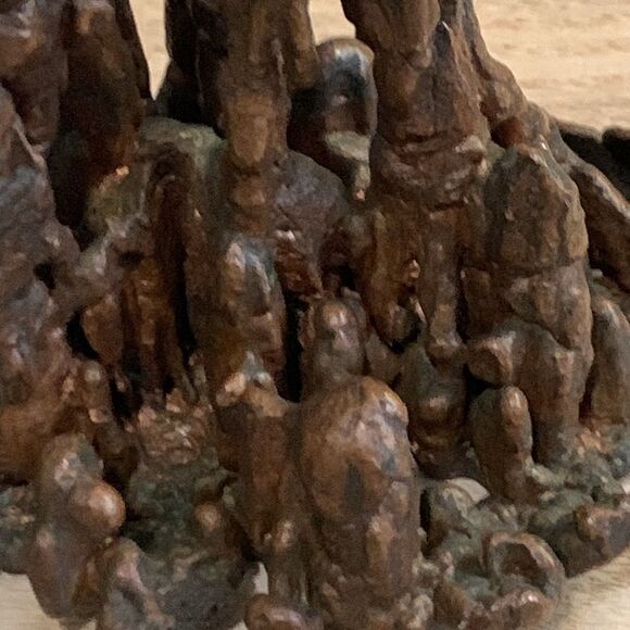 Unsigned Small Copper Brutalist Sculpture - Picture 5 of 17